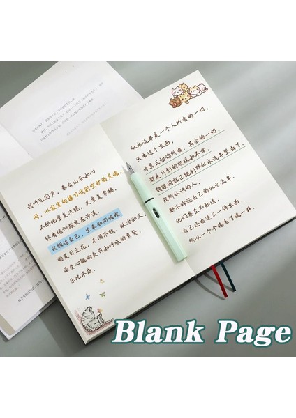 Mavi Çizgili Süper Kalın Dizüstü A5 Sevimli Bloknotlar Renkler Yaratıcılık Kırtasiye 760 Sayfa Boş Pu Kapak Kırtasiye Okul Ofis Malzemeleri (Yurt Dışından) indirimleri