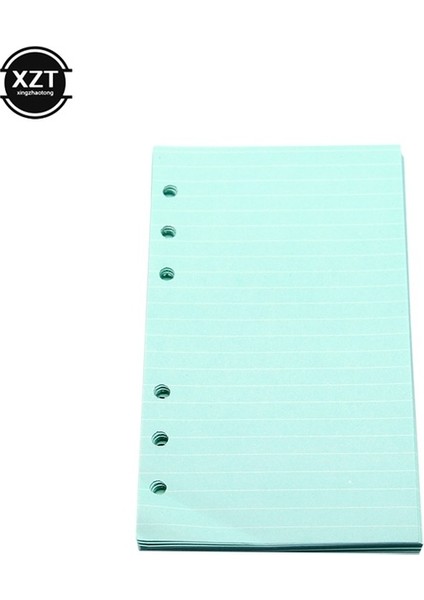 Yeşil Çizgi A5 Yüksek Kalite 40 Sayfa A5 A6 Gevşek Yaprak Defter Kağıdı Dolum Spiral Ciltleyici Dizin Iç Sayfa Aylık Haftalık Günlük Planlayıcı Gündem (Yurt Dışından)