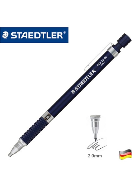 925 35 1 Adet 2.0mm Staedtler 925 25/35 Mekanik Kurşun Kalem 0.3/0.5/0.7/0.9/1.3/2.0mm Öğrenci Çizimi Düşük Yerçekimi Merkezi Kırılmaya Dayanıklı Kurşun (Yurt Dışından)