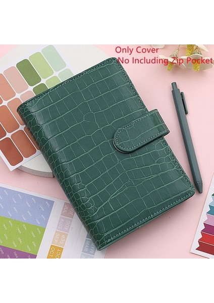 Sadece Kapak Timsah Desenli Bütçe Planlayıcısı Bütçe Zarflı Nakit Zarf Bağlayıcı A6 Bağlayıcı Cepler Bütçeleme Için Nakit Zarf Cüzdanı (Yurt Dışından)