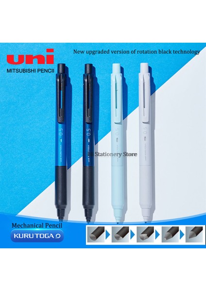0.5mm Beyaz Japonya Unikuru Toga Mekanik Kurşun Kalem Siyah Teknoloji Kurşun Çekirdek Kendiliğinden Dönen M3/5-Ks Yükseltilmiş Sürüm 0.3mm/0.5mm Kırtasiye (Yurt Dışından) fiyatları