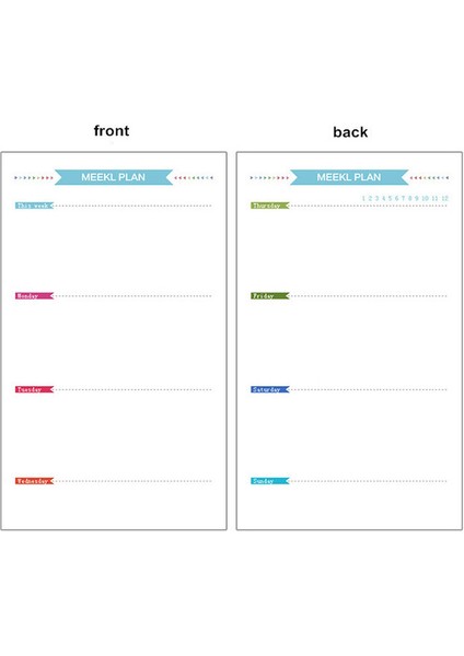 Haftalık A5 Günlüğü 2023 A5 A6 Dolum Gevşek Yaprak Cilt Iç Sayfa Yapılacaklar/haftalık/aylık/ızgara Gündem Okul Kırtasiyesi (Yurt Dışından)