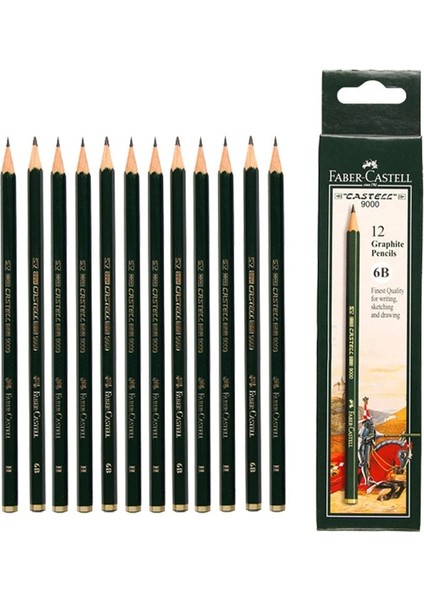 3h-6pcs Kalemler 6/16 Adet Set Okul Meslek Kalem Seti Grafit Kalem Çizim ve Eskiz Kalem Seti (Yurt Dışından)