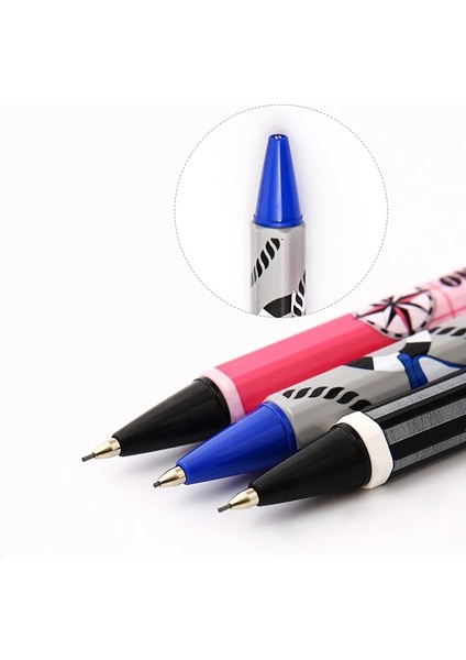 1 Adet B Dolum 0.5 1 Adet Japonya Kokuyo Tek Parça Sınırlı Mekanik Kurşun Kalem 0.5mm Altıgen Çubuk Basın Tarzı Otomatik Kalem Yazma Malzemeleri (Yurt Dışından)