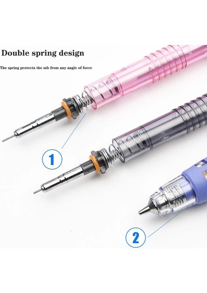 Mavi Siyah 1 Adet Zebra MA88 0.5mm Çift Bahar Tatili Kurşun Mekanik Kurşun Kalem Öğrenci Sınavı Profesyonel Kalem Geri Çekilebilir Kauçuk (Yurt Dışından) fırsatları