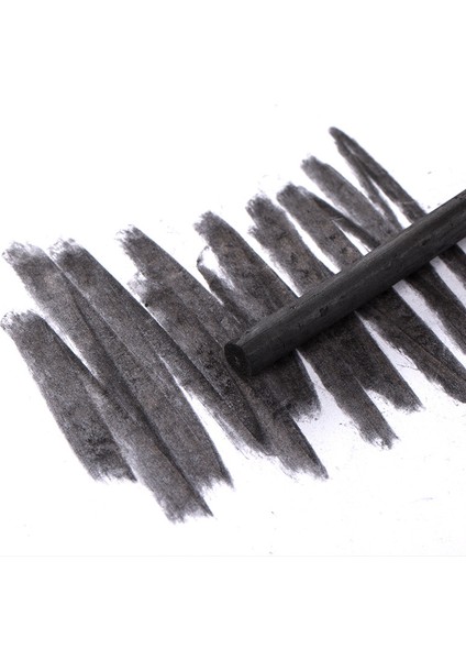 4-5 mm 25 Adet Söğüt Kömürü Sopa Kömür Kalem Özel Yumuşak Kömür Kroki Karbon Suda Çözünür Sanat Harkömür Şerit Boyama Malzemeleri (Yurt Dışından)