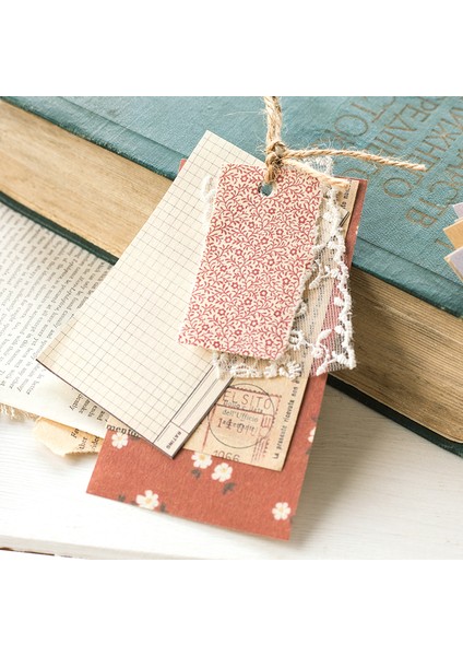C Journamm 60 Adet Vintage Çiçekli Kağıt Mektup Malzeme Kırtasiye Scrapbooking Kart Günlük Kaydı Projesi Dıy Retro Arka Plan Kağıdı (Yurt Dışından)