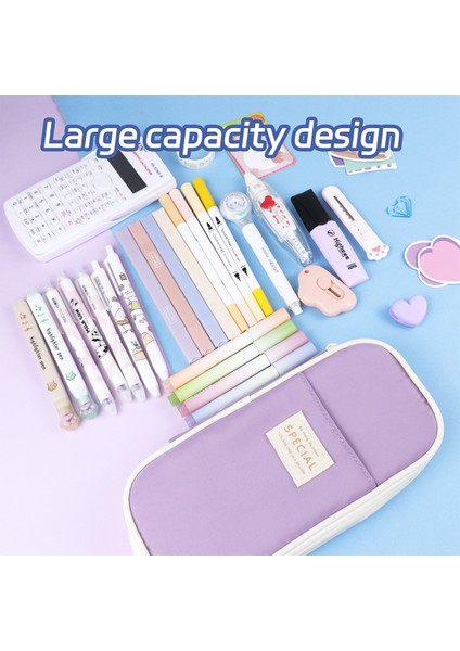 Donanma Kawaii Kalem Kutusu Büyük Kapasiteli Kalem Kutusu Kalem Kutusu Kız Hediye Cüzdan Öğrenci Okul Kırtasiye Okul Malzemeleri (Yurt Dışından) modelleri