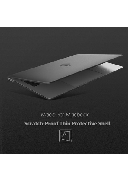 Buzlu ve Siyah 2021 Pro 14 A2442 Mat Buzlu Kılıf Apple MacBook 2021 Için Laptop Kılıfı PRO14 A2442 PRO16 A2485 Kılıf Yeni Hava 13 A2337 Pro 13 A2338 Kapak Kılıf (Yurt Dışından)