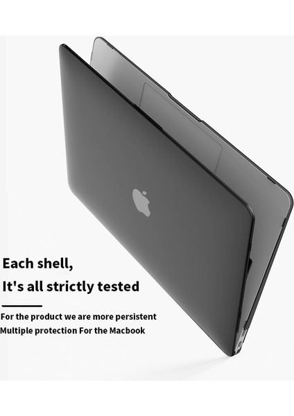 Buzlu ve Siyah 2021 Pro 14 A2442 Mat Buzlu Kılıf Apple MacBook 2021 Için Laptop Kılıfı PRO14 A2442 PRO16 A2485 Kılıf Yeni Hava 13 A2337 Pro 13 A2338 Kapak Kılıf (Yurt Dışından)
