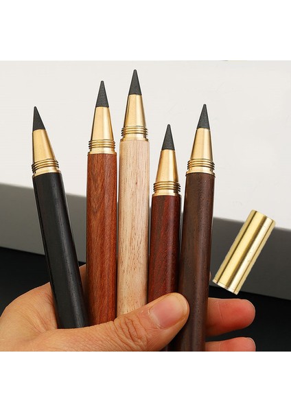 Stil 3 Yaratıcı Pirinç Ahşap Ebedi Kalem Hb Sınırsız Yazma Mürekkepsiz Kalem Uzun Ömürlü Sanat Kroki Boyama Malzemeleri Değiştirilebilir Ucu (Yurt Dışından) fiyatları