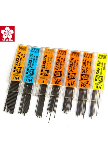 2b-0.5mm-3 Adet Sakura Mekanik Kurşun Kalem Dolum Otomatik Kurşun Kalemler Grafit Kurşun Kurşun Değiştirin 2b/2h/b/hb 0.3/0.5/0.7/0.9mm Öğrenci Kırtasiye (Yurt Dışından)