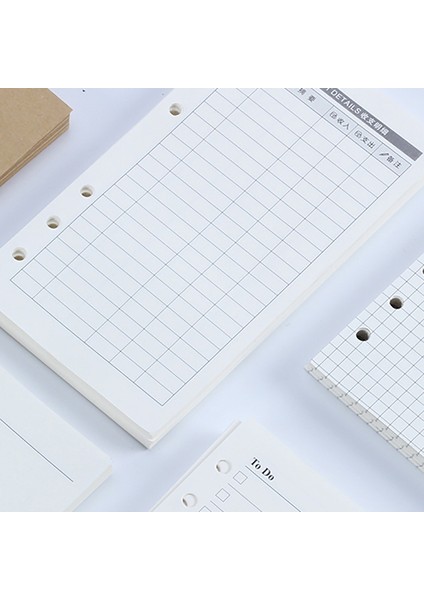 Renkli A5 Kawaii A5 A6 Kraft Bağlayıcı Defter Kağıdı Dolum Spiral Bağlayıcı Dizini Iç Sayfalar Aylık Haftalık Günlük Planlayıcı Gündem (Yurt Dışından) modelleri