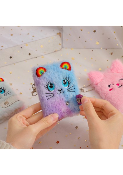 Rastgele Renk 1 Adet Kawaii Peluş Mini Dizüstü Bilgisayarlar Günlük Notlar Için Anahtarlık Not Defteri (Yurt Dışından) fırsatları