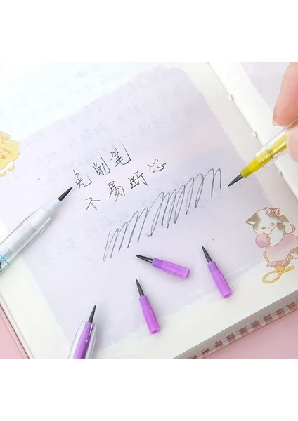 Sanrio 56 Adet Sanrio Kalemsiz 24/56 Adet Kawaii Kuromi Silikon Kafa Ilköğretim Okulu Yapı Taşı Kalem Ayrılabilir Çok Fonksiyonlu Kalem Hediye (Yurt Dışından) indirimleri