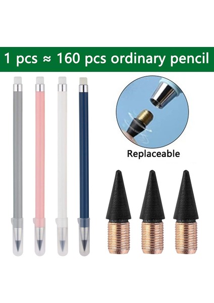 1 Adet Yeşil Sonsuz Sınırsız Yazma Kalem Hiçbir Mürekkep Yenilik Kalem Sanat Kroki Boyama Araçları Sonsuz Kalem Okul Malzemeleri Kırtasiye (Yurt Dışından) fiyatları