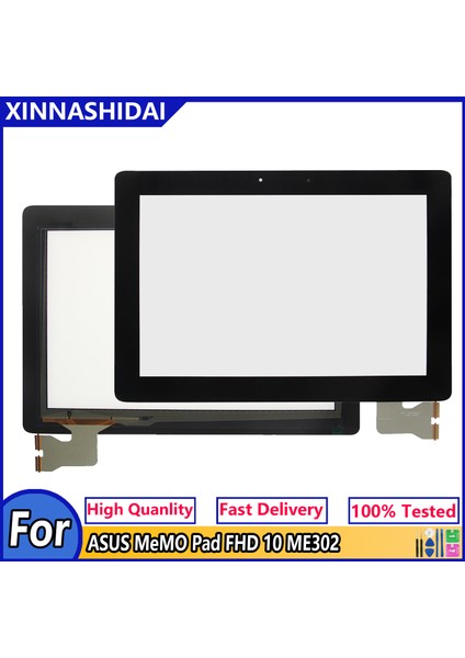 Orijinal Siyah Yenı Dokunmatik Asus Memo Pad Fhd 10 ME302 ME302C ME302KL K005 K00A 5425N Fpc-1 Dokunmatik Ekran Sayısallaştırıcı Cam Sensörü Tablet Pc (Yurt Dışından)