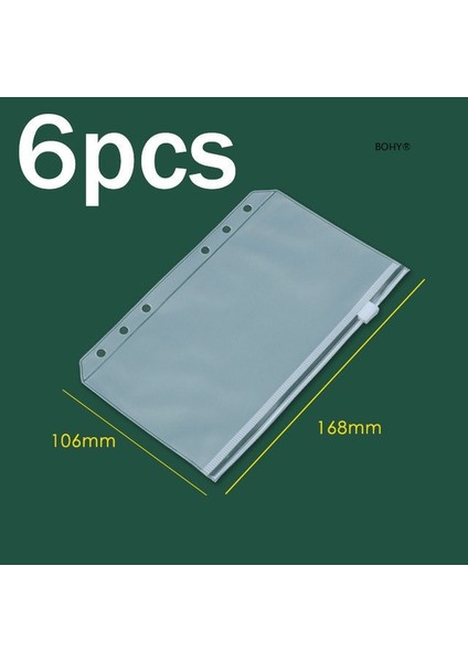 6 Cepler Yeni Çoklu Renkler A6 Pu Deri Bütçe Bağlayıcı Defter Nakit Zarflar Sistem Seti - Para Bütçe Tasarrufu Fatura Organizatör (Yurt Dışından)