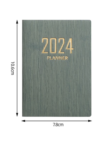 A7 Gündem 2024 Dizüstü Haftalık Planlayıcı Defterler Günlüğü Caderno Yapılacaklar Listesi Cep Not Defteri Diario Takvim Ofis Papelaria Not Defteri (Yurt Dışından)