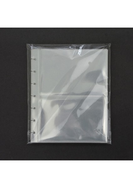A5 2 Bölünmüş 20 Sayfa 10 Adet A5 A6 Transpant Dolum Saklama Çantası 6 Delikli Ciltli Defter Aksesuarı Pvc Fotoğraf Albümü Çanta Etiket Organizatör Sabit (Yurt Dışından) indirimleri