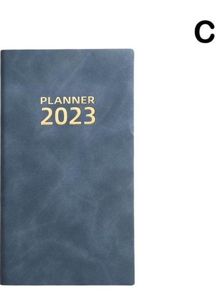 Mavi 2023 Gündem Planlayıcısı Dizüstü 365 Gün Takvim Programlama Kitabı Taşınabilir Cep Not Defteri Ofis Malzemeleri Okul Y8N8 (Yurt Dışından)