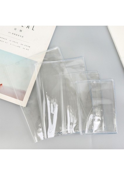 C A6 Kitap Ceket A6/a5 Bağlayıcı Karalama Defteri Kapağı Temizle Kitap Kol Kalınlaşmak Pvc Malzeme Yetişkin Çocuk Için Dayanıklı Yeniden Kullanılabilir Ofis Malzemeleri (Yurt Dışından) fırsatları