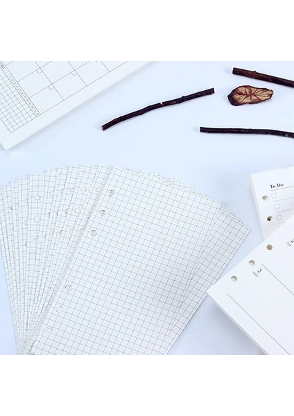 Boş A5 Kawaii A5 A6 Kraft Bağlayıcı Defter Kağıdı Dolum Spiral Bağlayıcı Dizini Iç Sayfalar Aylık Haftalık Günlük Planlayıcı Gündem (Yurt Dışından) fiyatları