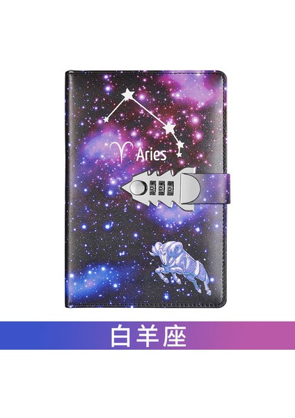 Koç Dergisi Günlüğü Oniki Takımyıldızları Dizüstü Kilit Gündem Planlayıcısı Organizatör Not Defteri Kawaii El Kitabı Doğum Günü Hediyesi A5 Yeni (Yurt Dışından)