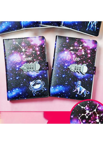 Koç Dergisi Günlüğü Oniki Takımyıldızları Dizüstü Kilit Gündem Planlayıcısı Organizatör Not Defteri Kawaii El Kitabı Doğum Günü Hediyesi A5 Yeni (Yurt Dışından) fırsatları