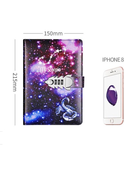 Koç Dergisi Günlüğü Oniki Takımyıldızları Dizüstü Kilit Gündem Planlayıcısı Organizatör Not Defteri Kawaii El Kitabı Doğum Günü Hediyesi A5 Yeni (Yurt Dışından) indirimleri