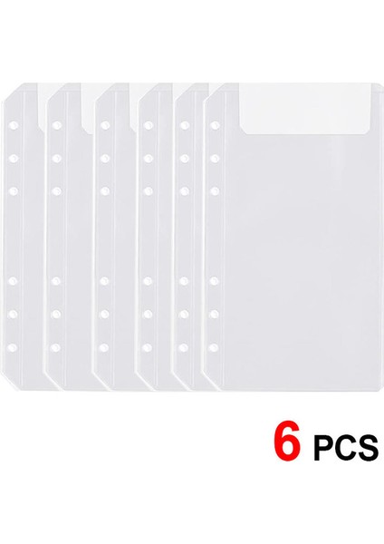 Bilgi Çantası A6 Pu Renkli Para Bütçe Planlayıcısı Bağlayıcı Fermuarlı Zarflarbütçeleme Için Nakit Zarflarbütçe Için Para Düzenleyici Binde (Yurt Dışından)