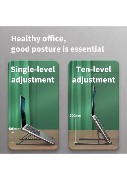 Beyaz Taşınabilir Dizüstü Bilgisayar Standı 10 Pozisyon Katlanabilir Abs Dizüstü Bilgisayar Standı Desteği Ayarlanabilir Dizüstü Bilgisayar Tutucu Macbook Bilgisayar Aksesuarları (Yurt Dışından) indirimleri