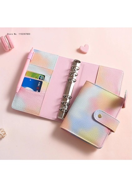 Bir Set A7 2023NEW A7 Pu Deri Bütçe Bağlayıcı Defter Nakit Zarflar Sistemi Seti Bağlayıcı Cepler Para Bütçe Tasarrufu Fatura Organizatör (Yurt Dışından)