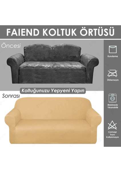kahverengi Koltuk Kılıfı lastikli balpetek kanepe Takımı Çekyat Örtüsü 3+3+1+1 Tam kaplama kılıf koltuk örtüsü