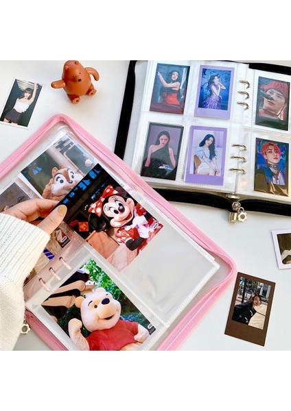 10 Adet 2 Bölünmüş Çanta Skysonıc Yeni Varış A5 Fermuar Bağlayıcı Kitap Toplama Glitter Kapak Organizatör Günlük Defter Mermi Şeffaf Pvc Fotoğraf Albümü (Yurt Dışından) modelleri