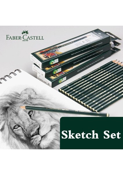 8b-6pcs Kalemler 6/16 Adet Set Okul Meslek Kalem Seti Grafit Kalem Çizim ve Eskiz Kalem Seti (Yurt Dışından)