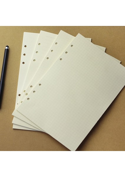 Craft Kağıtları A6 Toplam 45 Sayfa A5 A6 Gevşek Yaprak Defter Dolum Spiral Ciltleyici Planlayıcı Iç Sayfa Iç Kağıt Süt Ürünleri Haftalık Aylık Plan Yapılacaklar Çizgisi Nokta Izgarası (Yurt Dışından) fırsatları