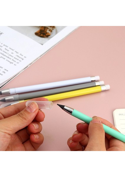 1 Adet Gri Yeni Mürekkepsiz Ebedi Kalem Sınırsız Yazma Hiçbir Mürekkep Hb Kalem Kroki Boyama Aracı Okul Ofis Malzemeleri Çocuk Için Hediye Kırtasiye (Yurt Dışından) indirimleri