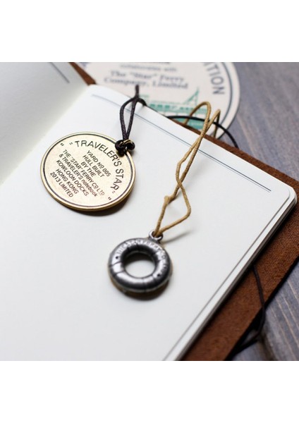 Pirinç Charm Retro Gezgin Dizüstü Aksesuarı Pirinç Vintage Kolye Midori Planlayıcısı Günlüğü Yolculuk Gezginler Yıldızı Için Imi Dekorasyon (Yurt Dışından) modelleri