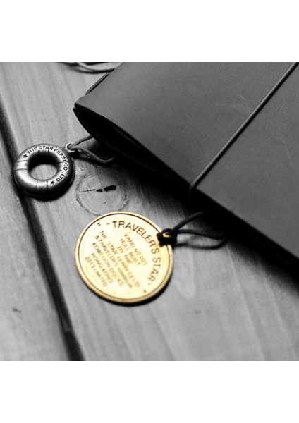 Pirinç Charm Retro Gezgin Dizüstü Aksesuarı Pirinç Vintage Kolye Midori Planlayıcısı Günlüğü Yolculuk Gezginler Yıldızı Için Imi Dekorasyon (Yurt Dışından) fırsatları