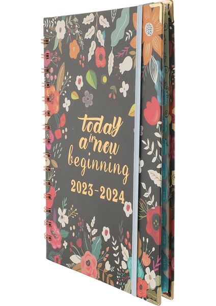Gösterildiği Gibi 3 Ev Tipi Kasa Spiral Defter 2023 Planlayıcı Planlayıcı 2023-2024 2023-2024 Planlayıcı Ev Ofis Programı Için Haftalık ve Aylık (Yurt Dışından)