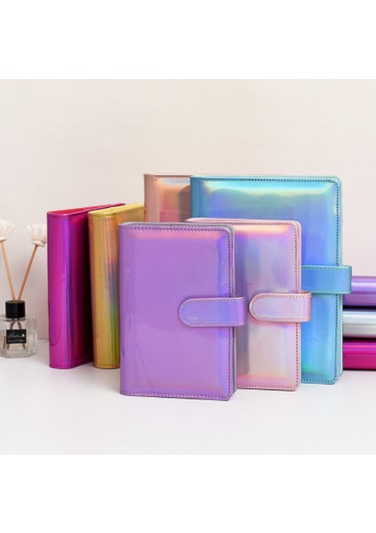 Lazer Şerit A5 A5 A6 Lazer Glitter Dizüstü Not Defteri Pembe Kawaii Planlayıcısı Karalama Defteri Hediye Yumuşak Kapak Yaratıcı Okul Malzemeleri Dergisi Günlüğü (Yurt Dışından)