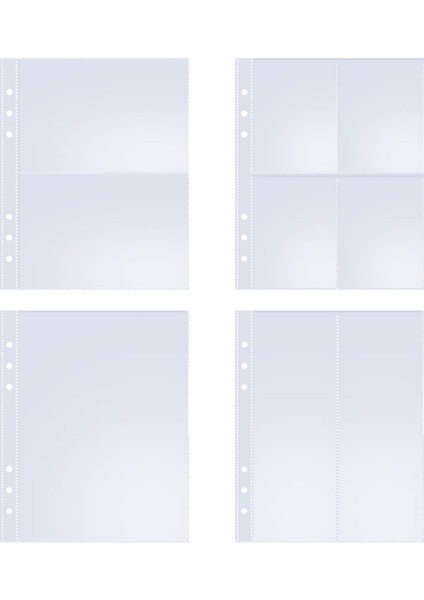 2 Cepli A5 10 Adet A5 6 Halkalı Şeffaf Ciltleyici Dolum 1 2 4 Cepler Kollu Üstten Yükleyici Fotocardlar Defter Günlüğü Fotoğraf Albümü Çizim Not Defteri (Yurt Dışından)