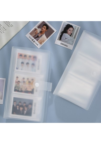 6 Inç 80 Yuvaları Fotoğraf Albümü Düğmesi ile Boş Depolama Ekran Plastik Organizatör Kitap Fotoğraf Etiket Sanat Tırnak Çıkartmalar Kartları (Yurt Dışından) modelleri