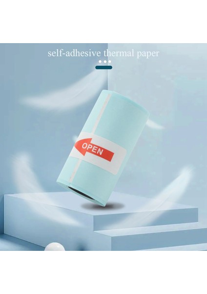 Mini Cep Fotoğraf Yazıcısı Için 3 Rulo Baskı Etiket Kağıdı Fotoğraf Kağıdı Paperang P1 P2 Fatura Makbuz Kağıtları (Yurt Dışından)