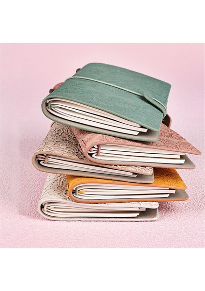 Pembe A6 A6 Vintage Dizüstü Dergisi Kabartmalı Dantel Defterler Morandi Bloknotlar Retro Sketchbook Seyahat Günlüğü Yazma Kağıt Kırtasiye (Yurt Dışından) fiyatları