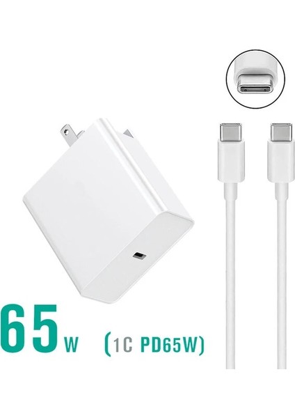 Beyaz-Abd 45W 65W 20V 3.25A USB Tip C Pd Şarj Cihazı USB C Güç Dizüstü Bilgisayar Adaptörü Macbook Pro 12 13 Için Huawei Matebook Hp Dell Xps Dizüstü Bilgisayarlar (Yurt Dışından)
