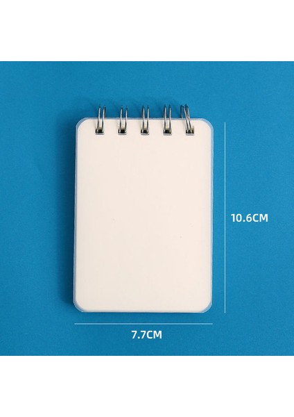 Boş A7 200 Sayfa Spiral Kitap Bobin Defter Kelime Hattı Boş Izgara Kağıt Dergisi Günlüğü Eskiz Defteri Okul Malzemeleri Kırtasiye Mağazası A7 (Yurt Dışından)