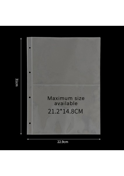 2 Izgaralar 1/2/4/6/9 Izgaralar A4 Şeffaf 10 Paket Fotoğraf Albümü Dolum Sayfaları Dosya Koruyucu Bağlayıcı Fotoğraf Kartları Kartpostal Kart Defter (Yurt Dışından)