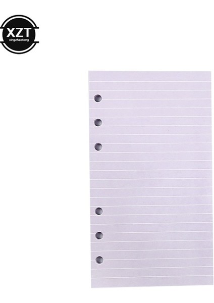 Mor Çizgi A6 Yüksek Kalite 40 Sayfa A5 A6 Gevşek Yaprak Defter Kağıdı Dolum Spiral Ciltleyici Dizin Iç Sayfa Aylık Haftalık Günlük Planlayıcı Gündem (Yurt Dışından)